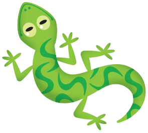 Lava Lizards™ game character Lava Lizards™ game character